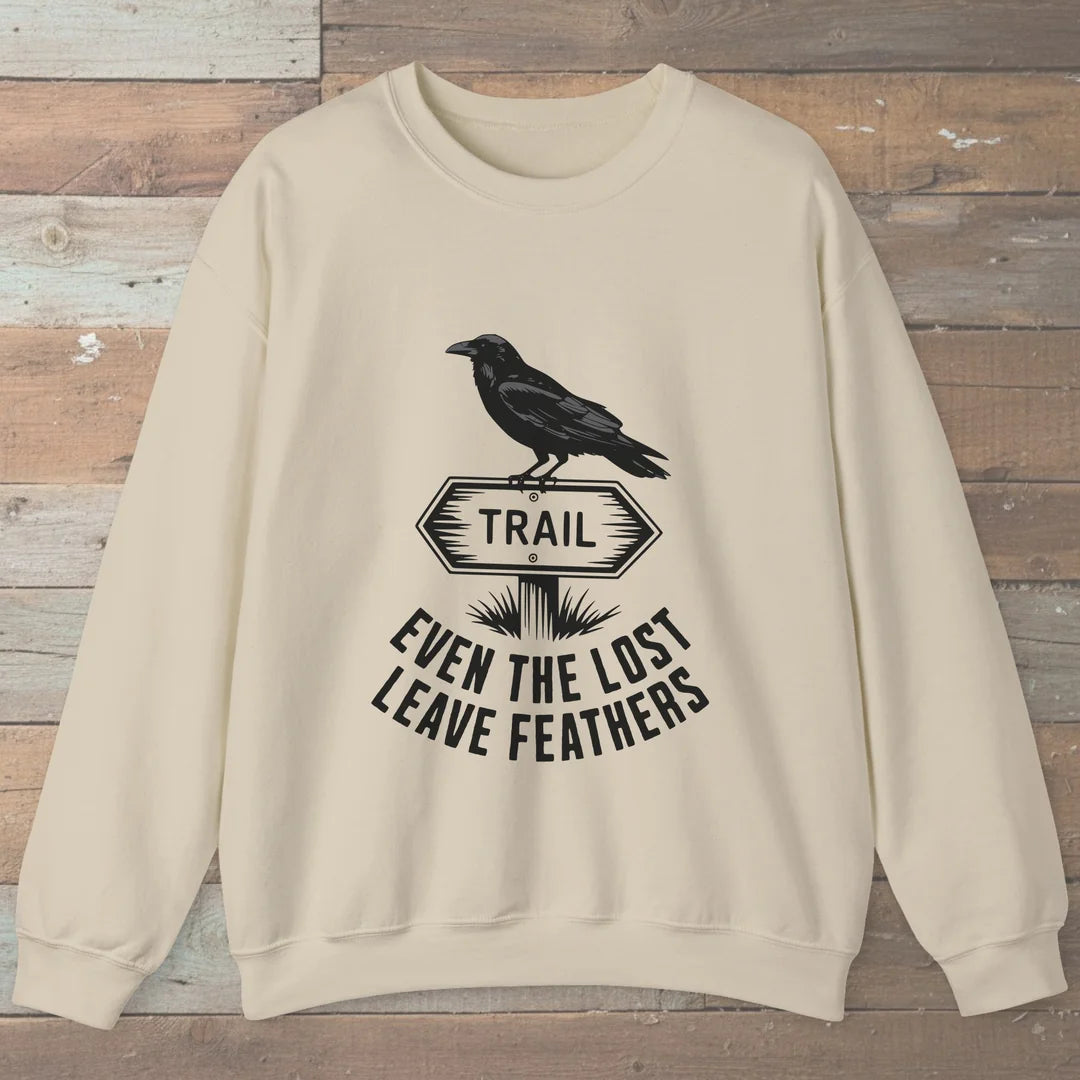 Even The Lost Leave Feathers Sweatshirt