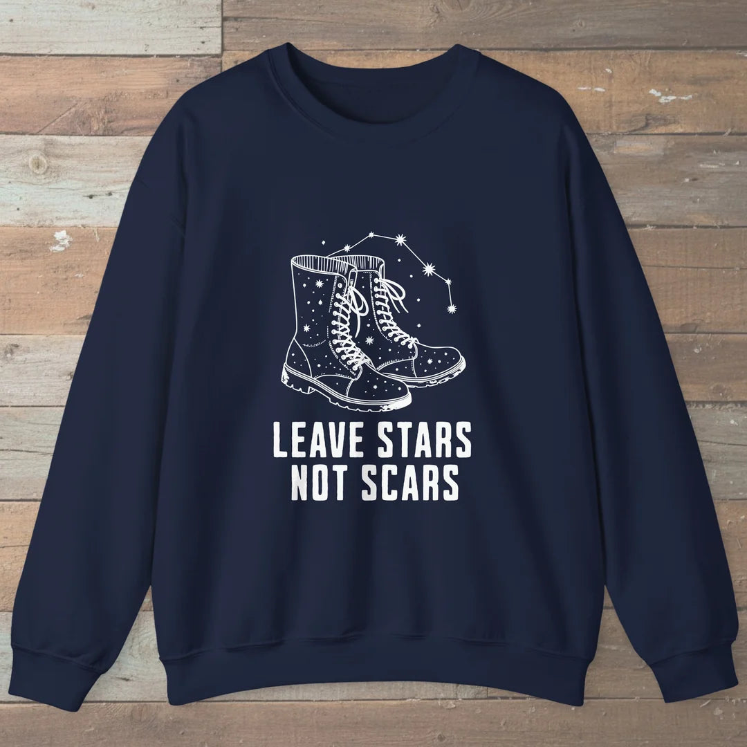 Leave Stars Not Scars Sweatshirt