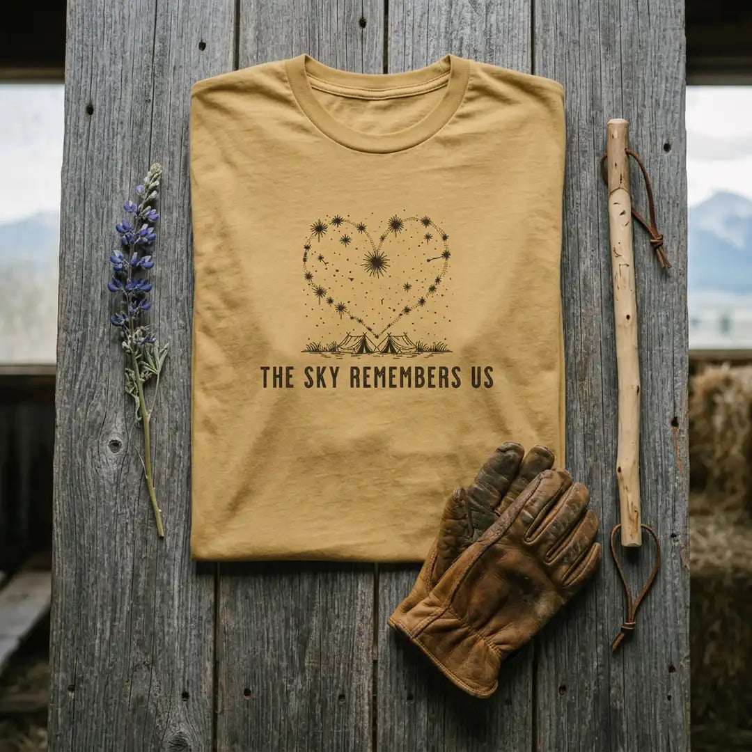 The Sky Remembers Us T-Shirt Outdoor Nature Tee