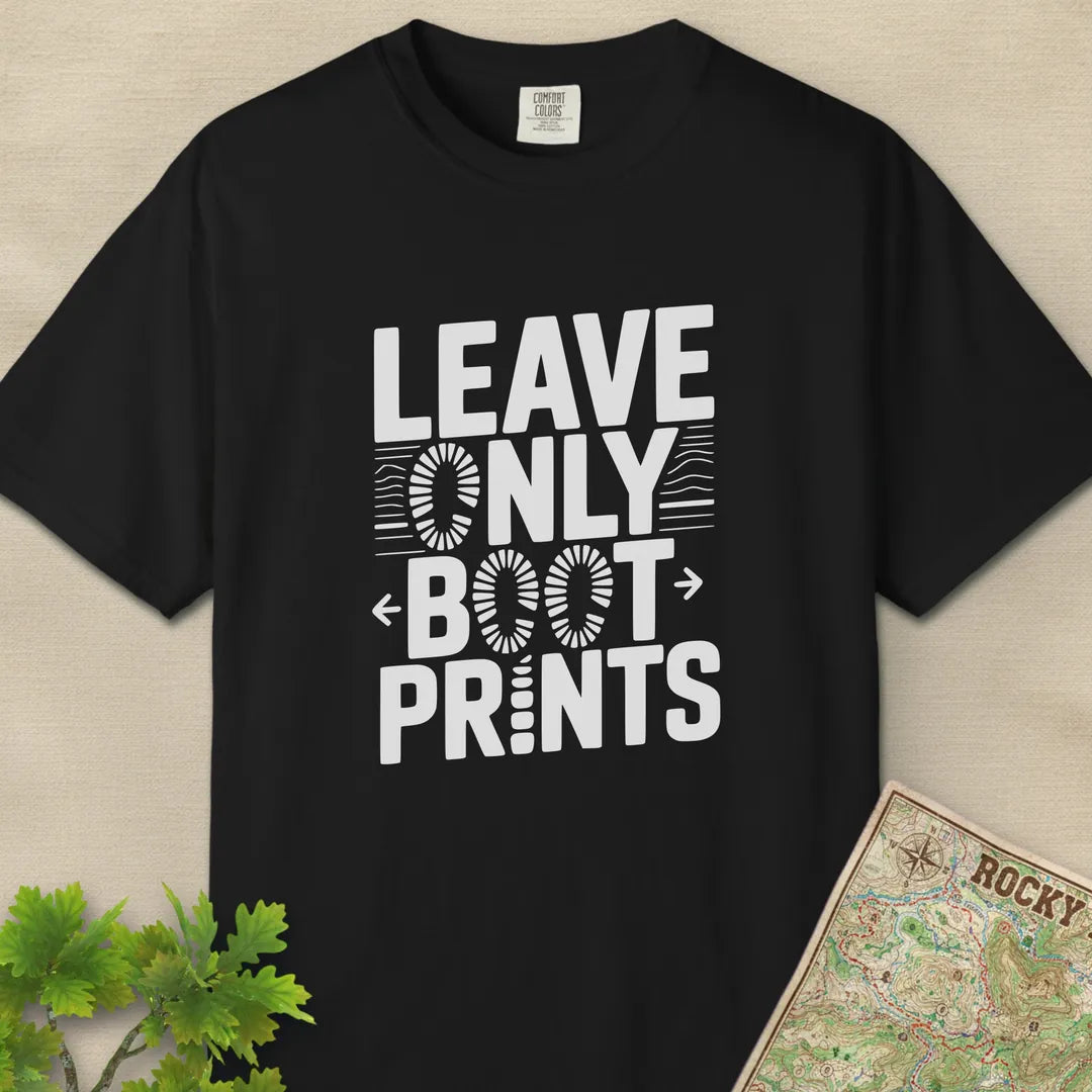 Leave Only Boot Prints T-Shirt