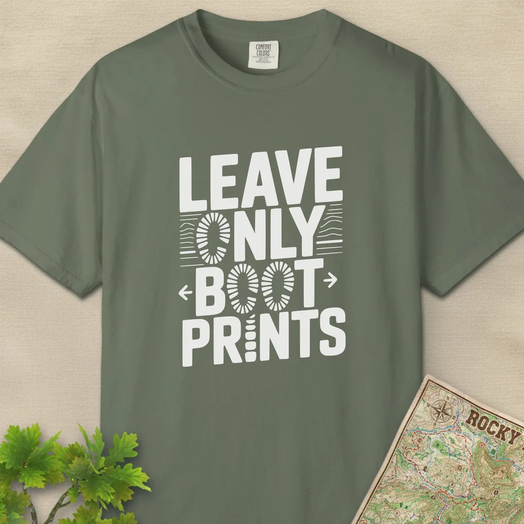 Leave Only Boot Prints T-Shirt