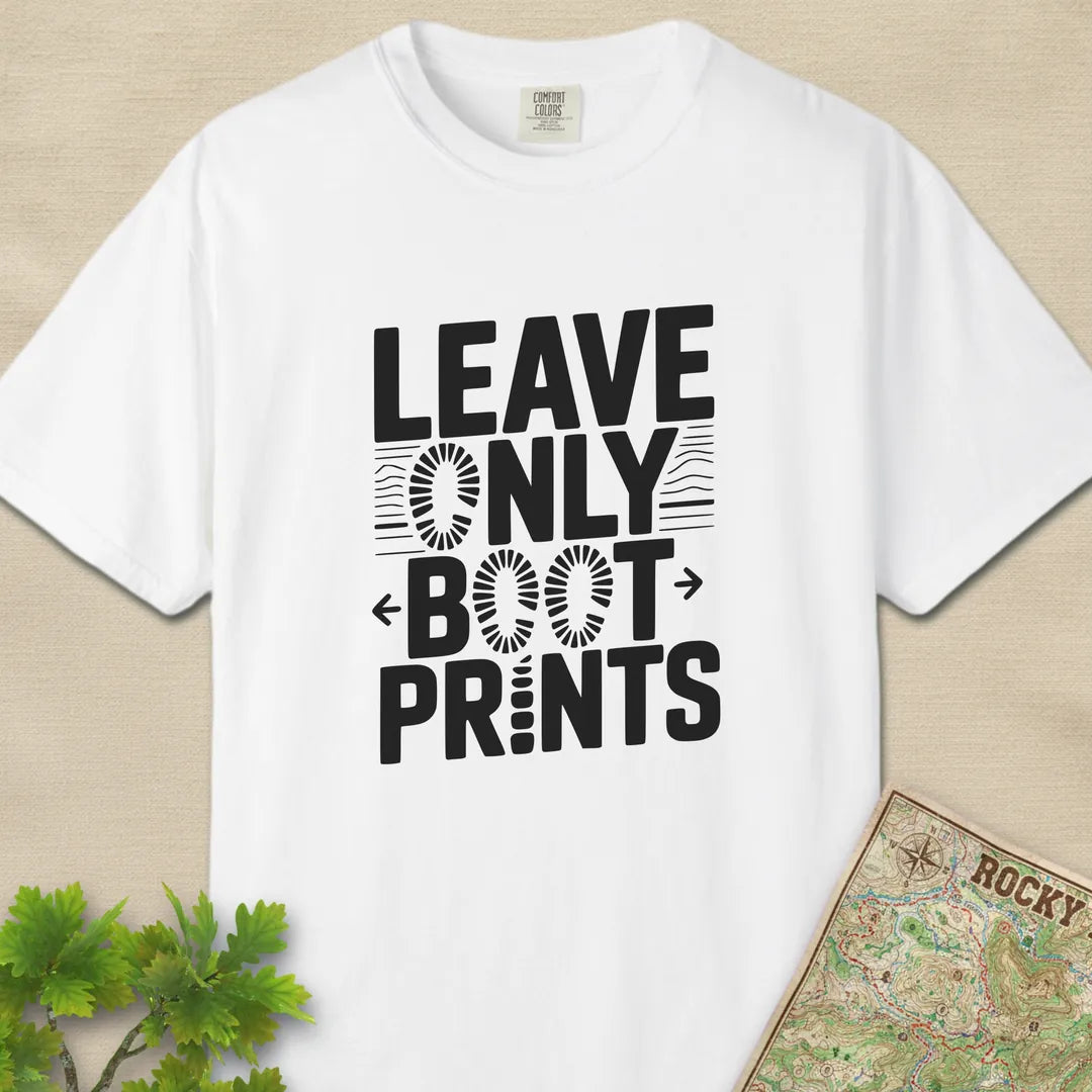 Leave Only Boot Prints T-Shirt