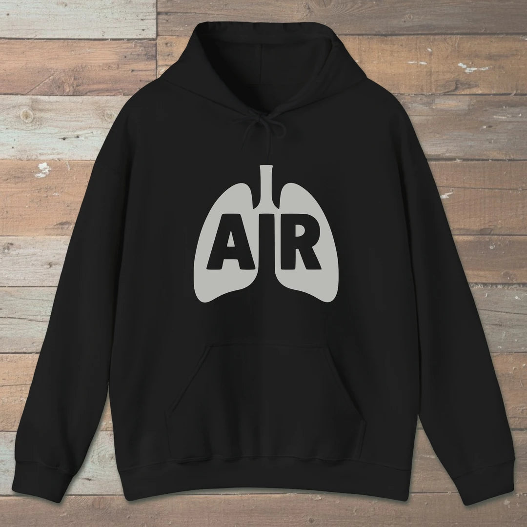 Air Hoodie Black Outdoor Nature Tee