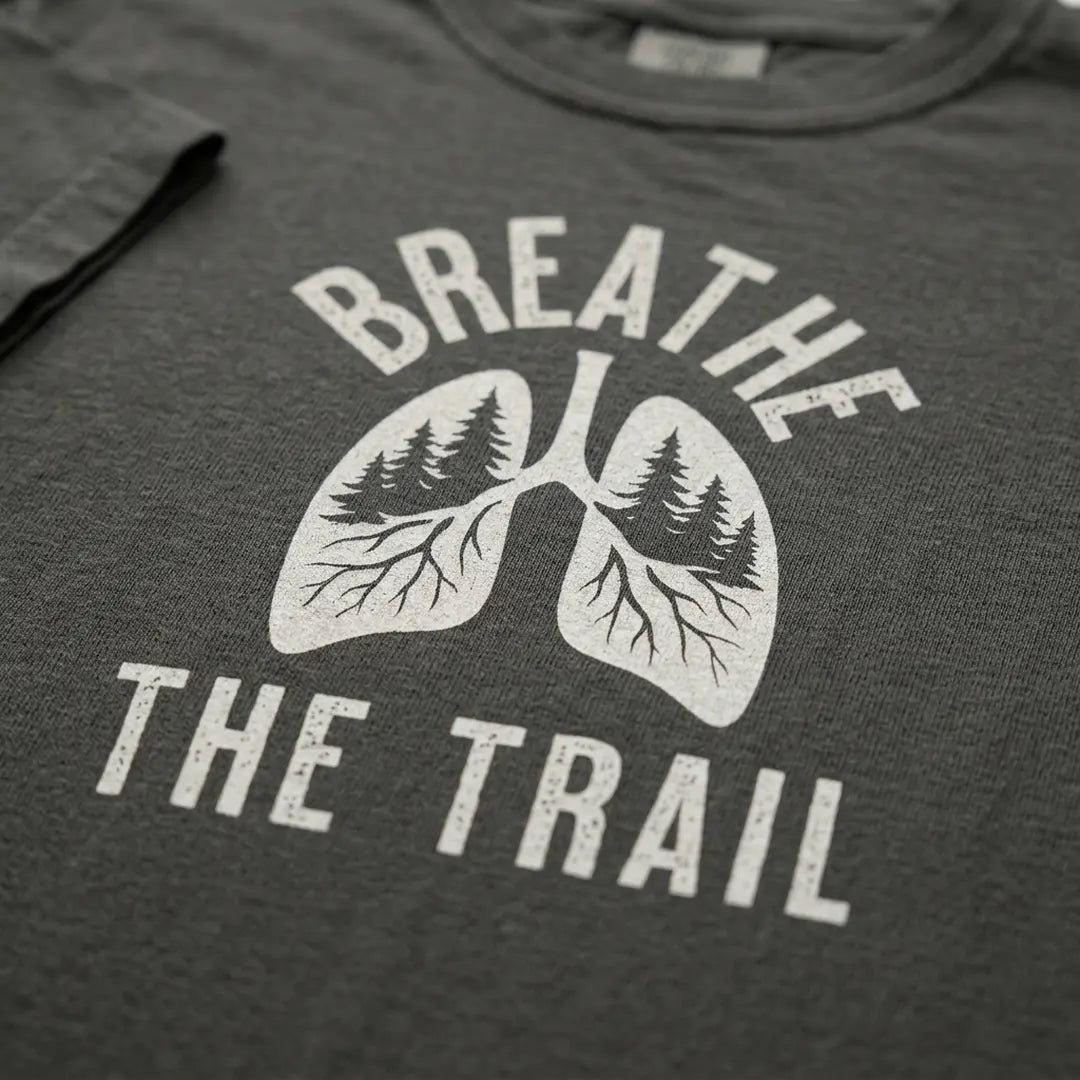 Breathe The Trail T-Shirt Outdoor Nature Tee