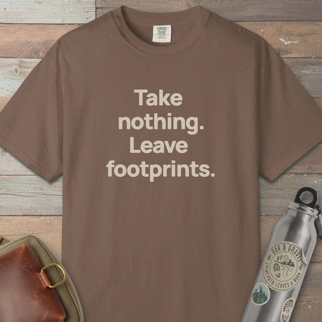 Take Nothing Leave Footprints T-Shirt