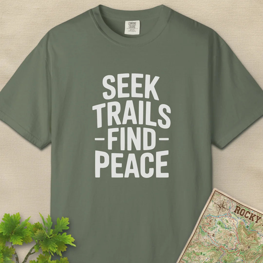 Seek Trails Find Peace T-Shirt