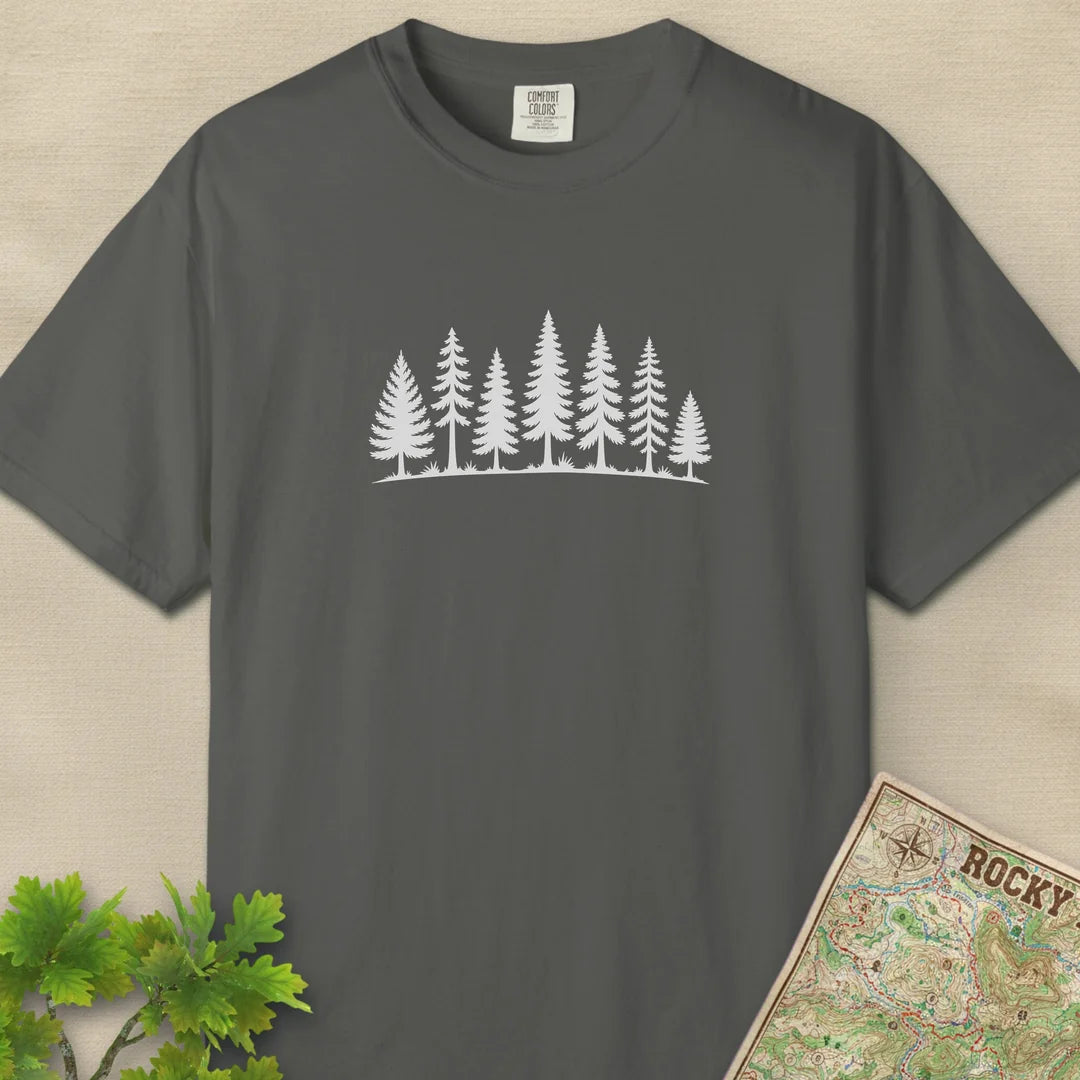 Pine Line T-Shirt Pepper Outdoor Nature Tee