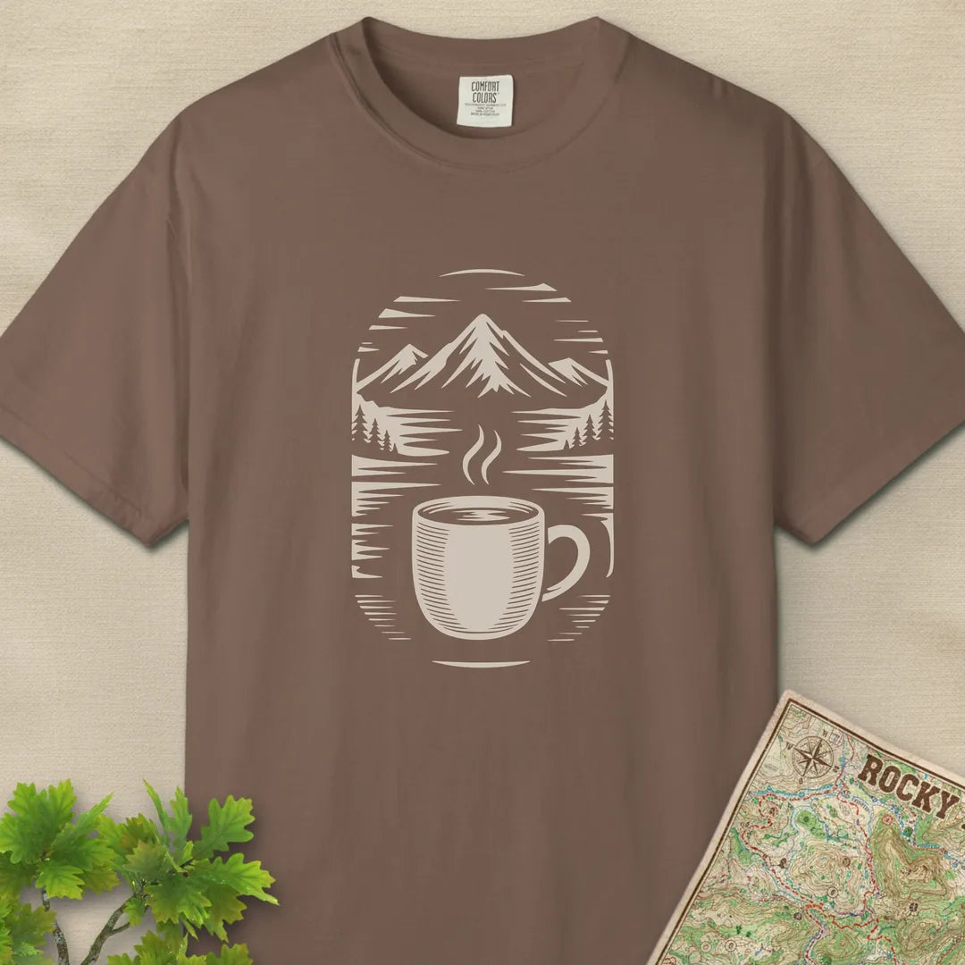 Morning Brew And Mountains T-Shirt