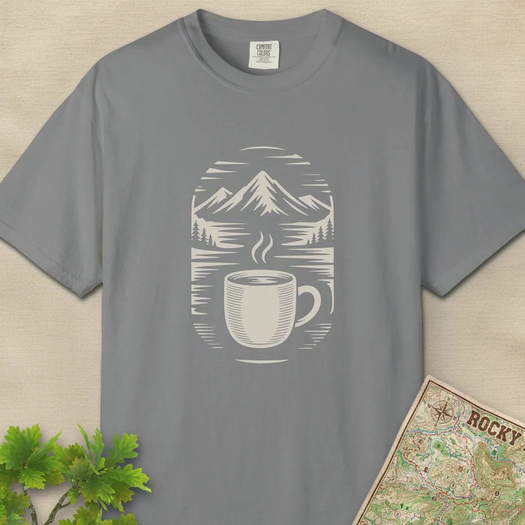 Morning Brew And Mountains T-Shirt