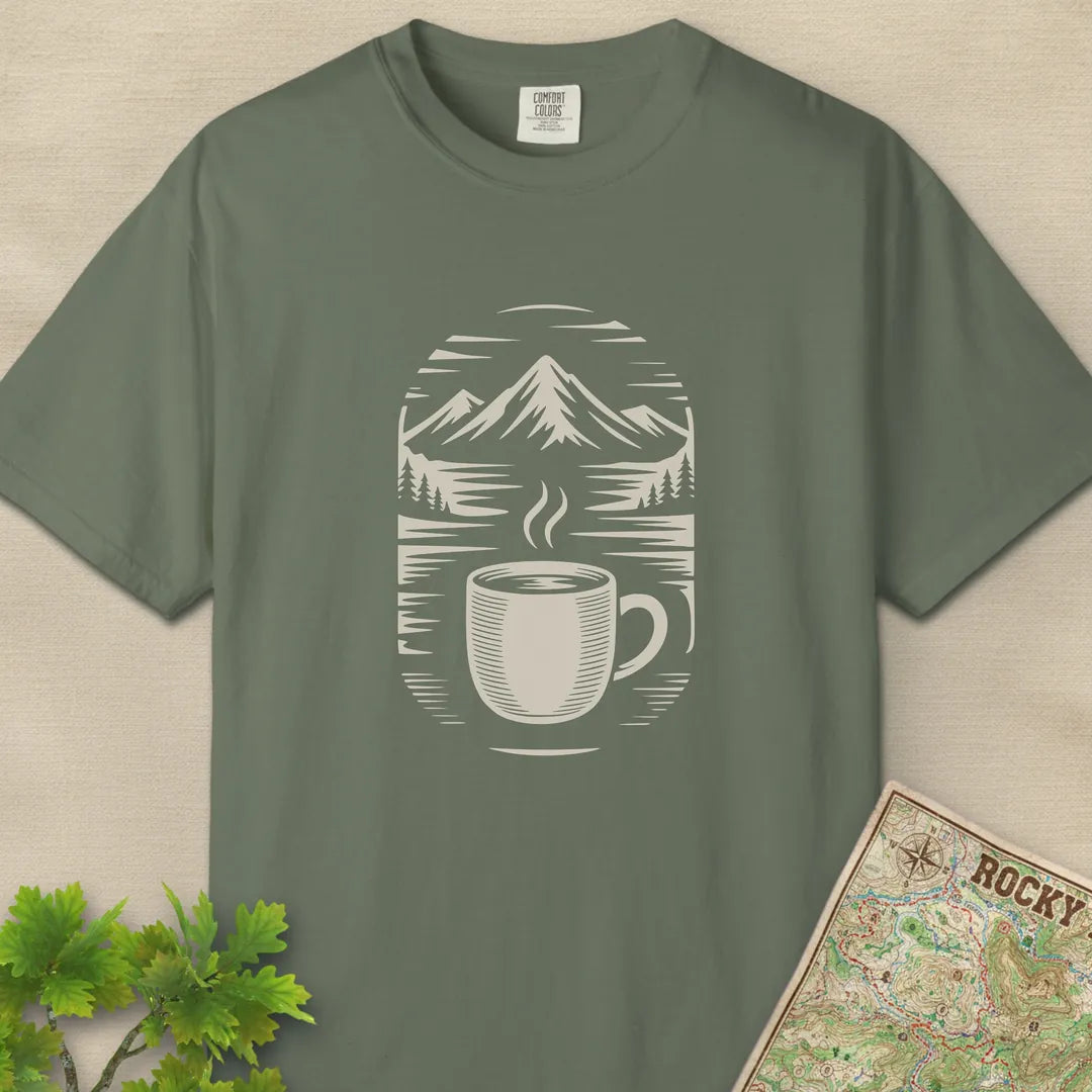 Morning Brew And Mountains T-Shirt