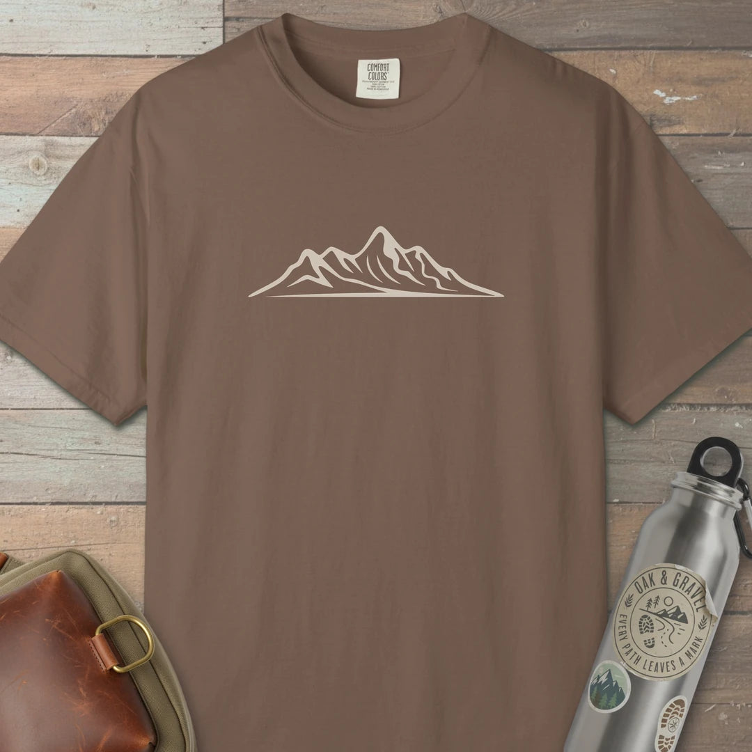 Mountains Are The Best T-Shirt Espresso Outdoor Nature Tee