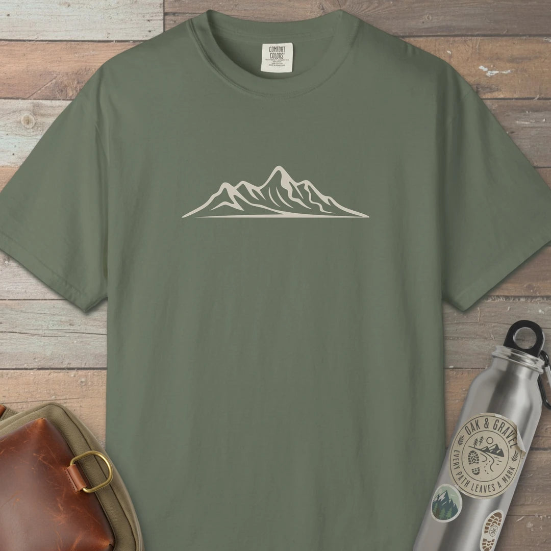 Mountains Are The Best T-Shirt Moss Outdoor Nature Tee