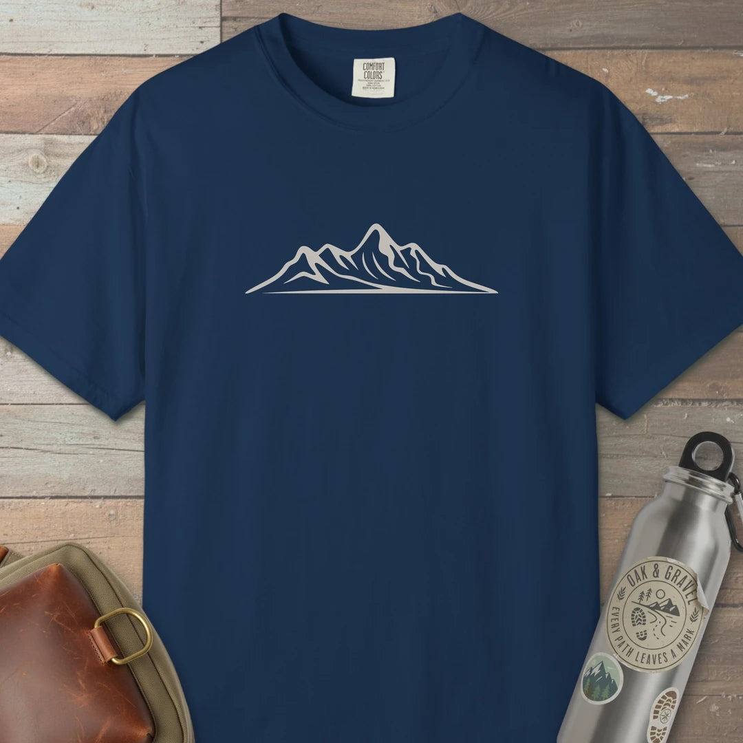 Mountains Are The Best T-Shirt Navy Outdoor Nature Tee