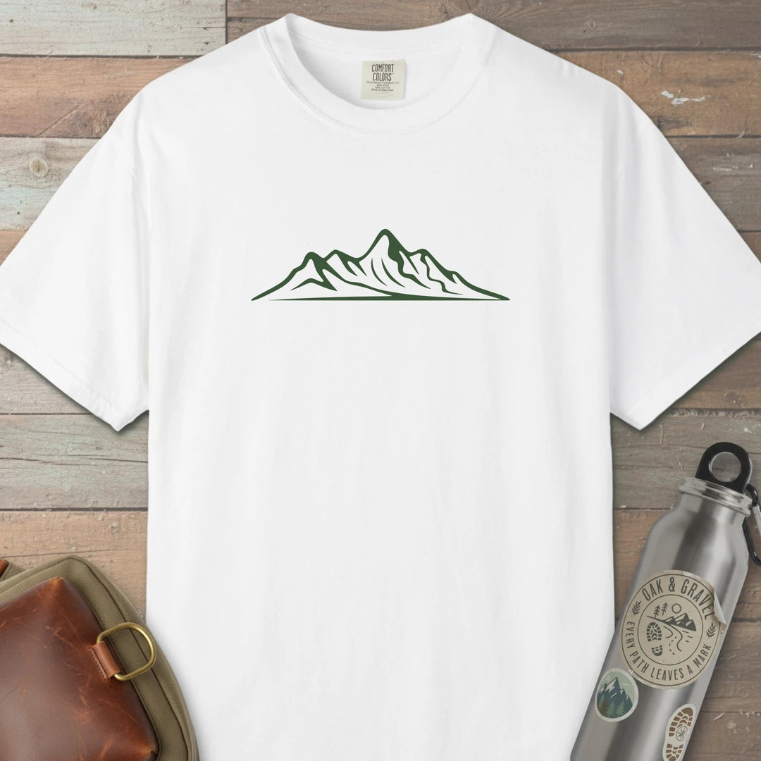Mountains Are The Best T-Shirt White Outdoor Nature Tee