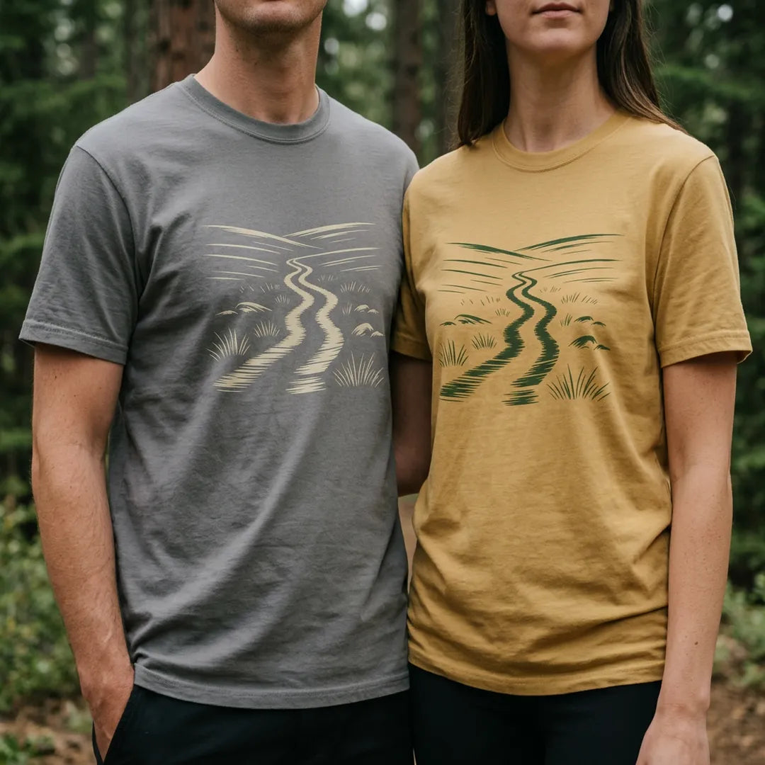 Winding Trail T-Shirt Outdoor Nature Tee