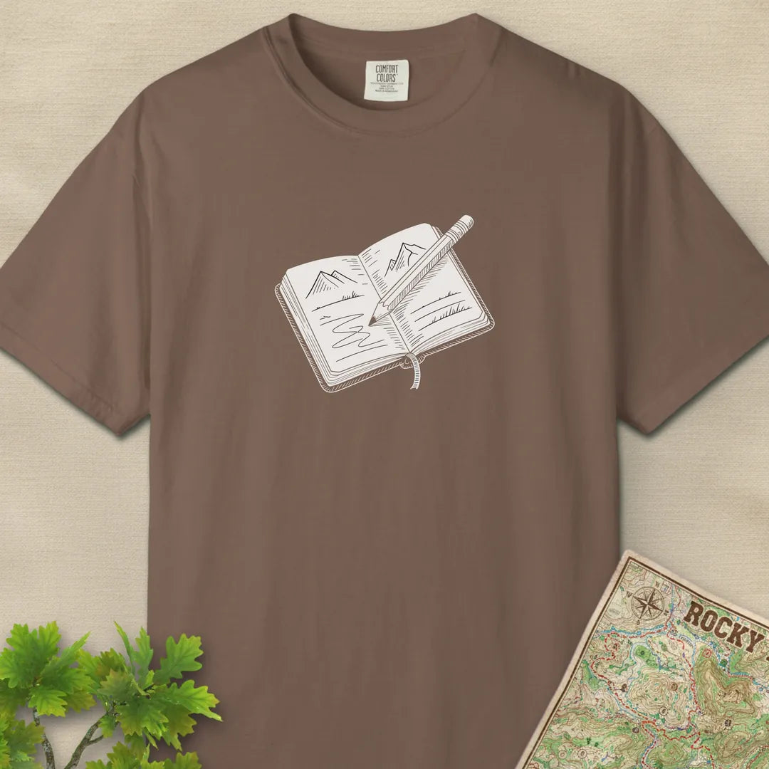 Trail Journal T-Shirt Espresso Outdoor Nature Tee