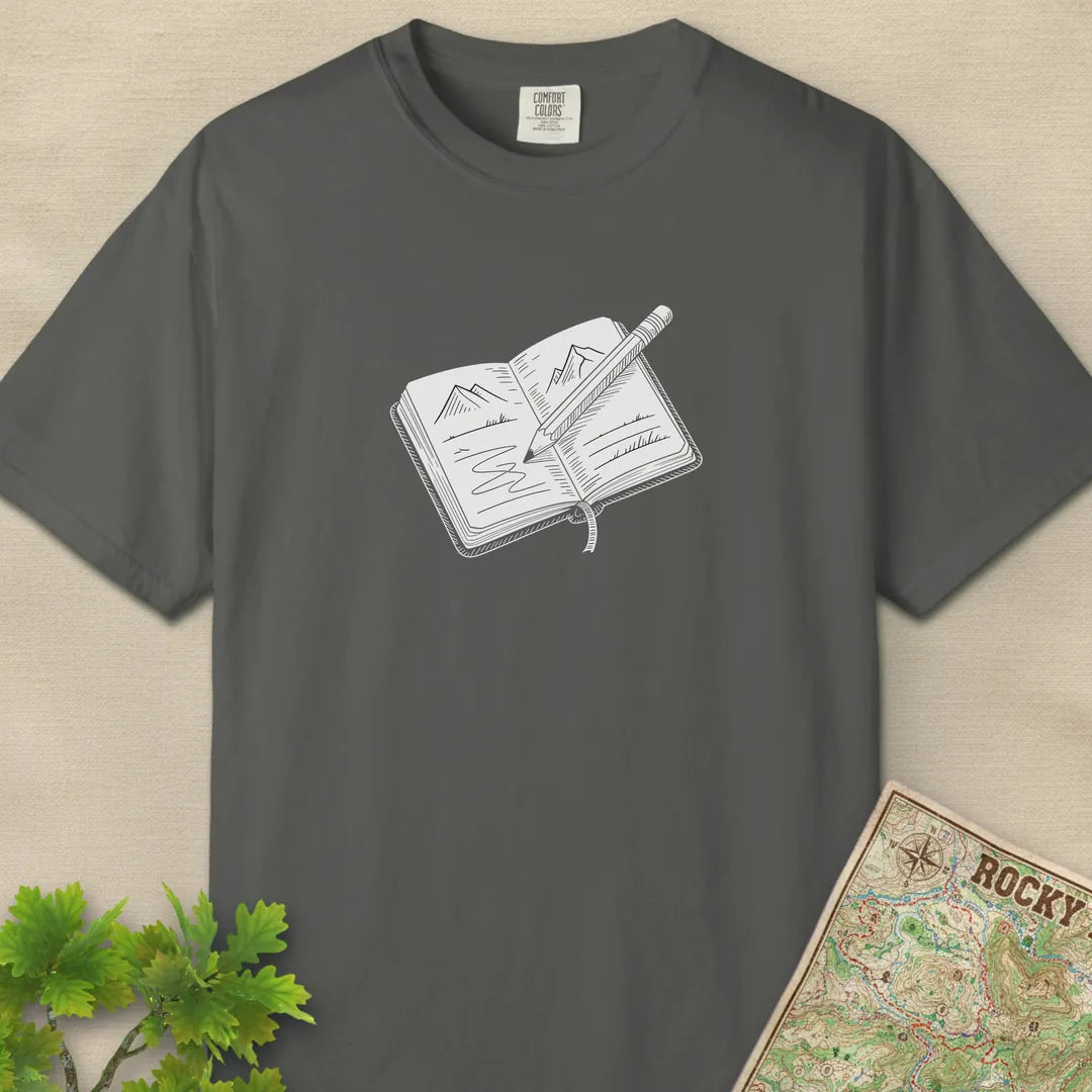 Trail Journal T-Shirt Pepper Outdoor Nature Tee