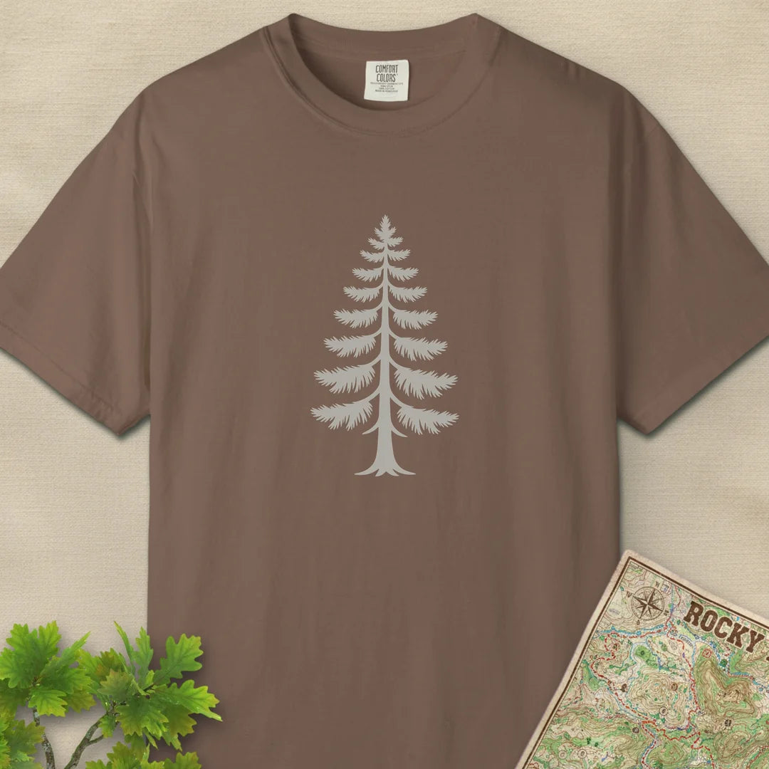 Lone Pine T-Shirt Espresso Outdoor Nature Tee