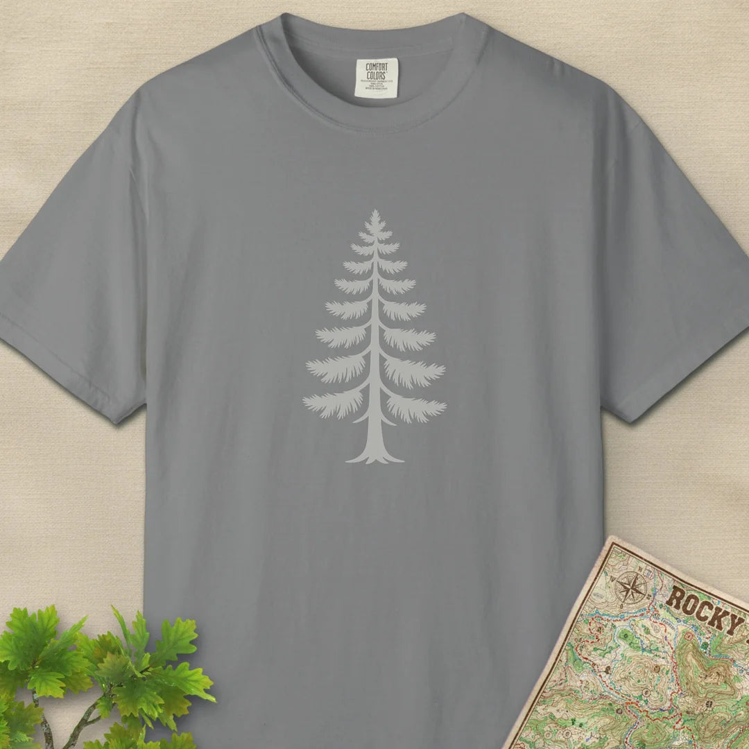 Lone Pine T-Shirt Grey Outdoor Nature Tee