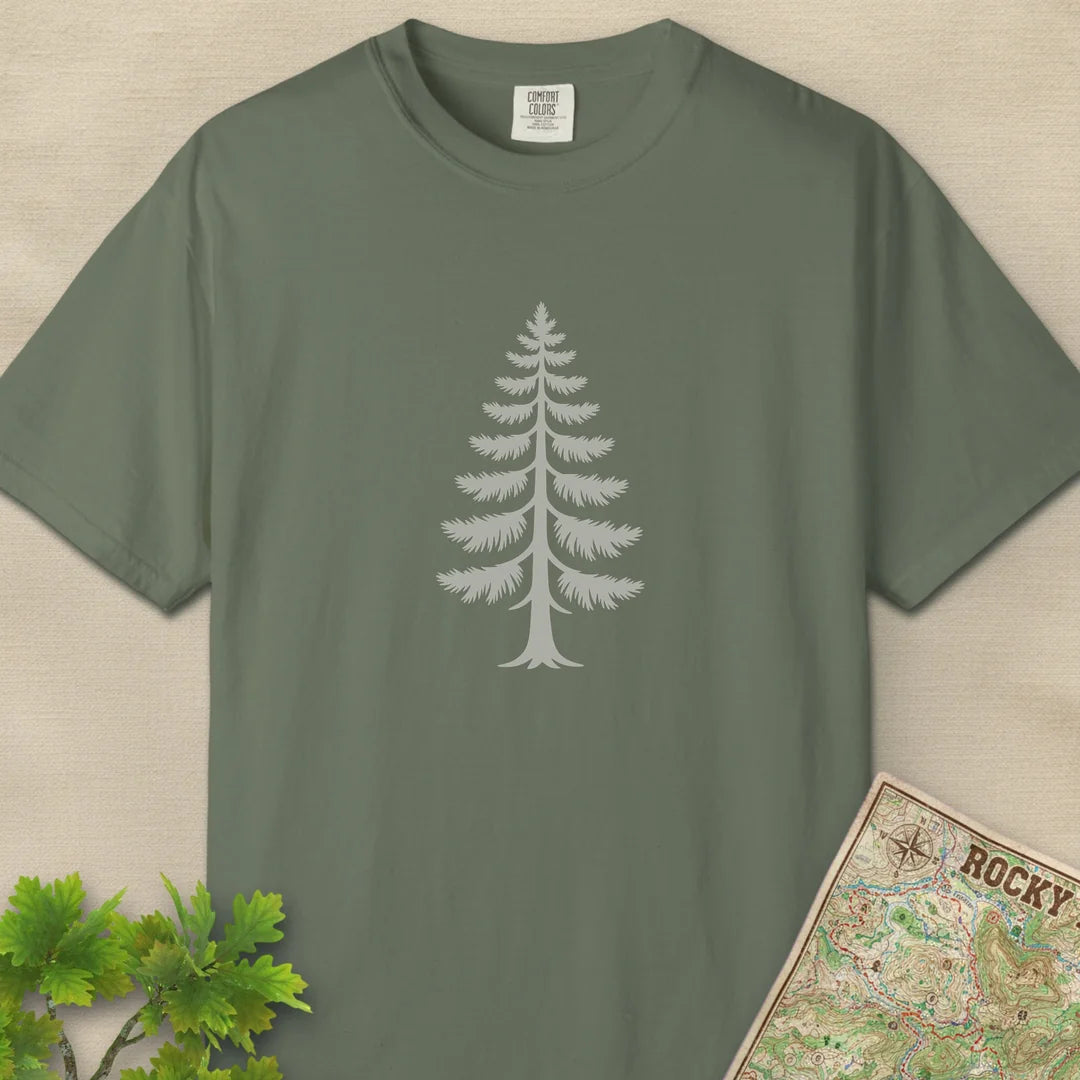 Lone Pine T-Shirt Moss Outdoor Nature Tee