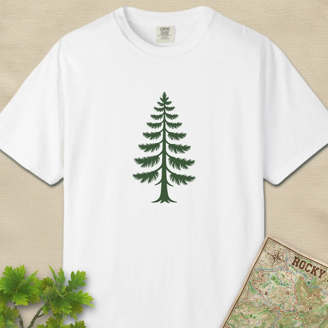 Lone Pine T-Shirt White Outdoor Nature Tee
