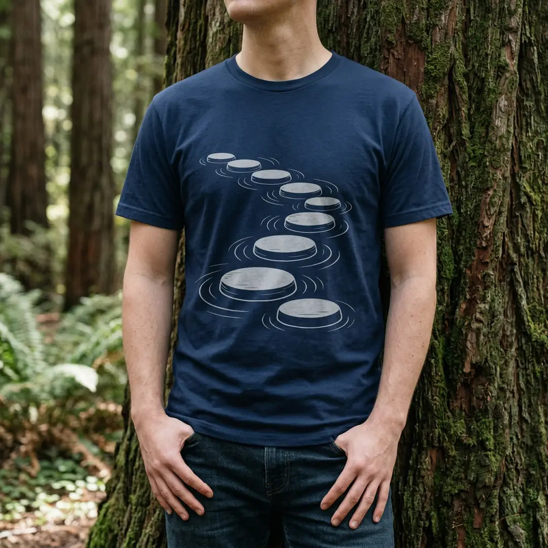 Stepping Stones T-Shirt Outdoor Nature Tee