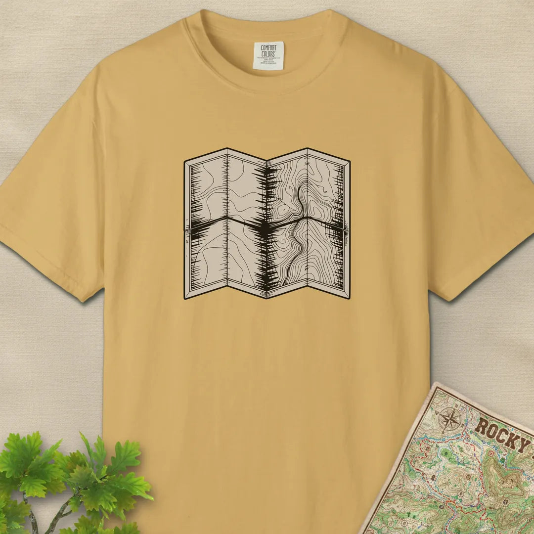 Topo Hiking Map T-Shirt