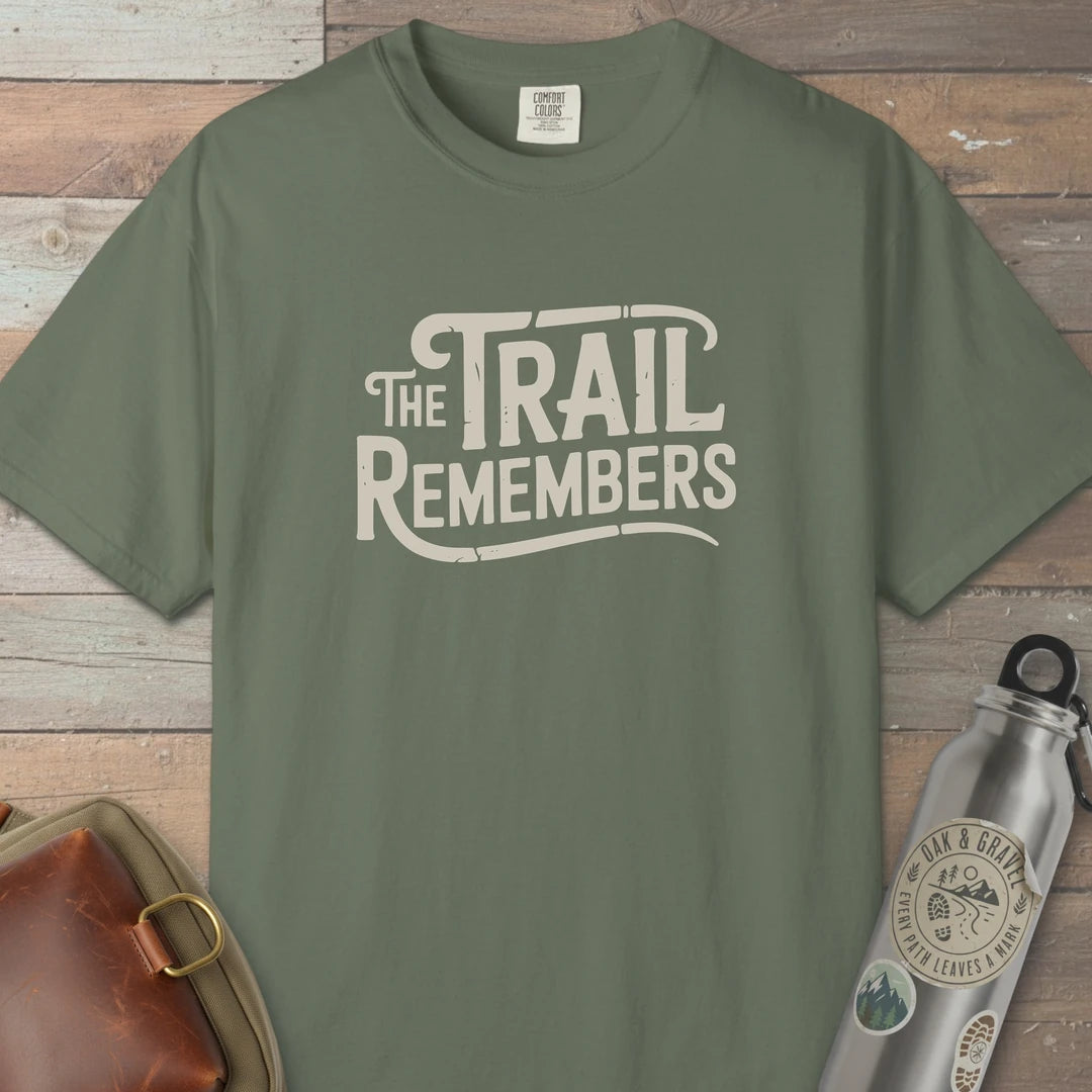 The Trail Remembers T-Shirt Moss Outdoor Nature Tee