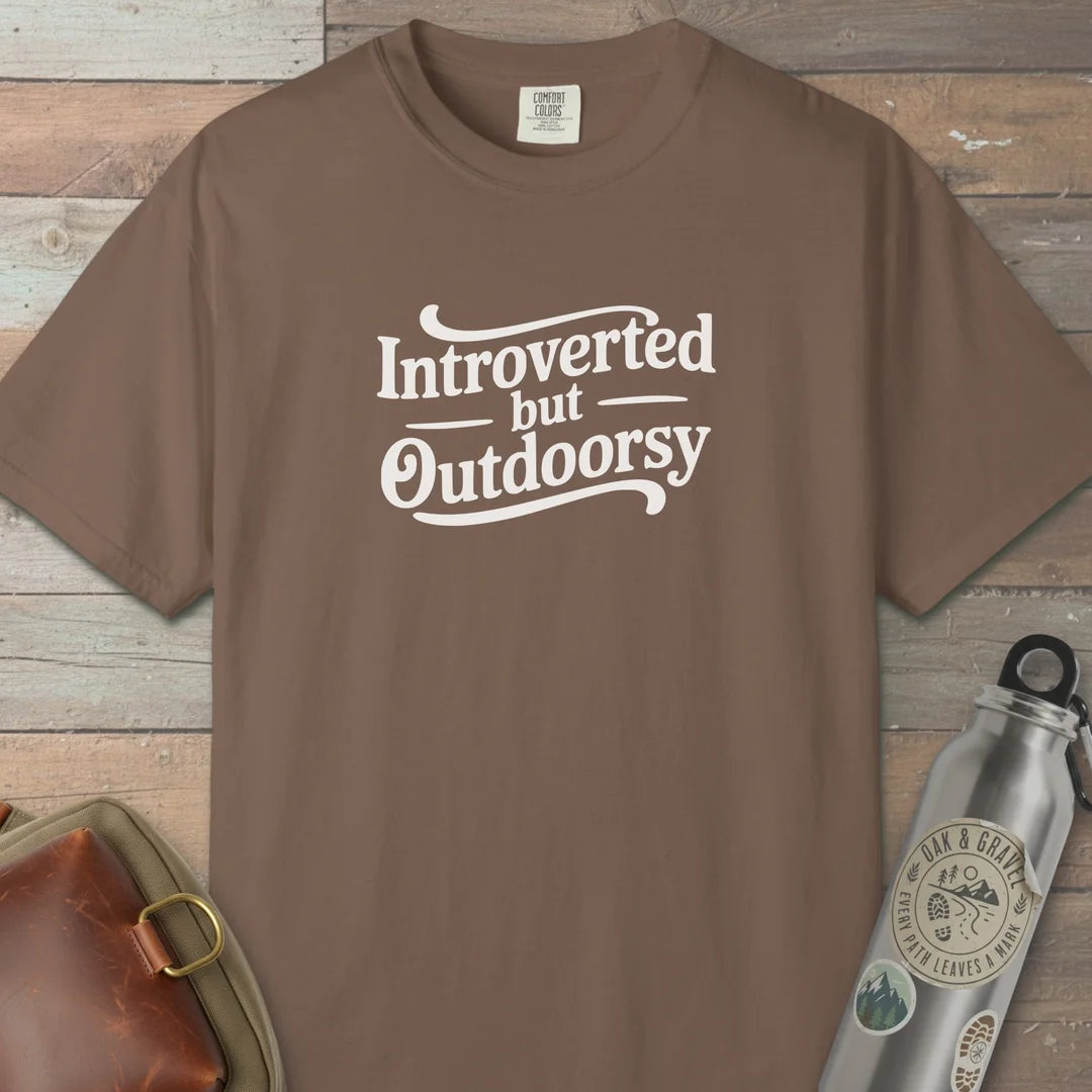 Introverted But Outdoorsy T-Shirt