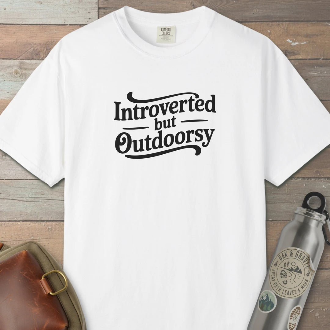 Introverted But Outdoorsy T-Shirt
