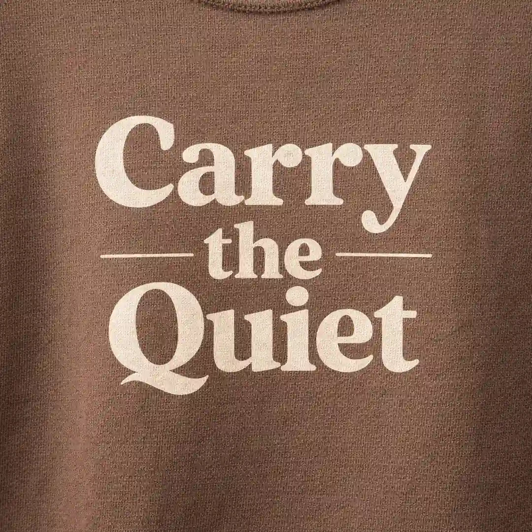 Carry The Quiet T-Shirt Outdoor Nature Tee