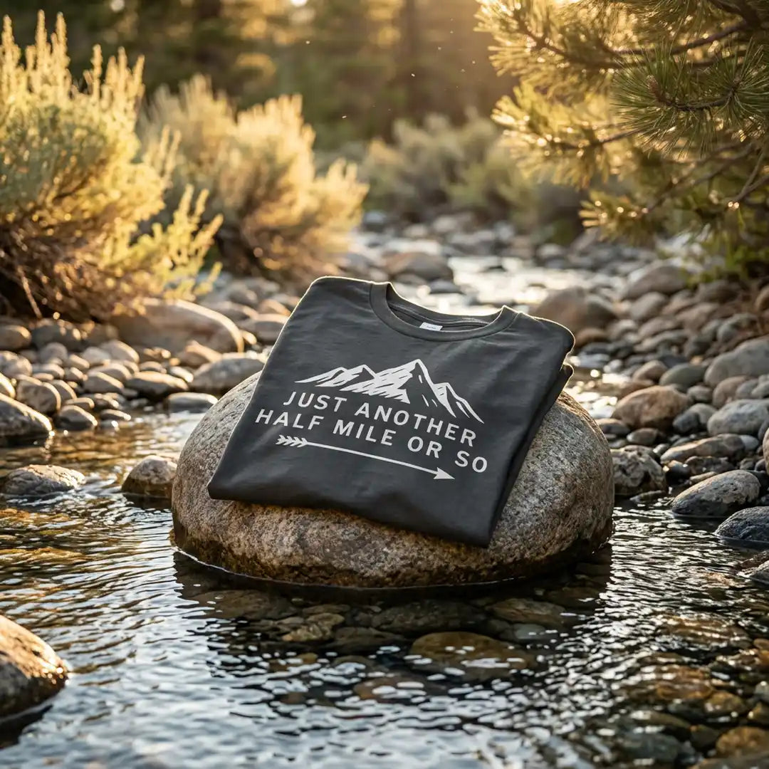 Just Another Half Mile Or So T-Shirt Outdoor Nature Tee