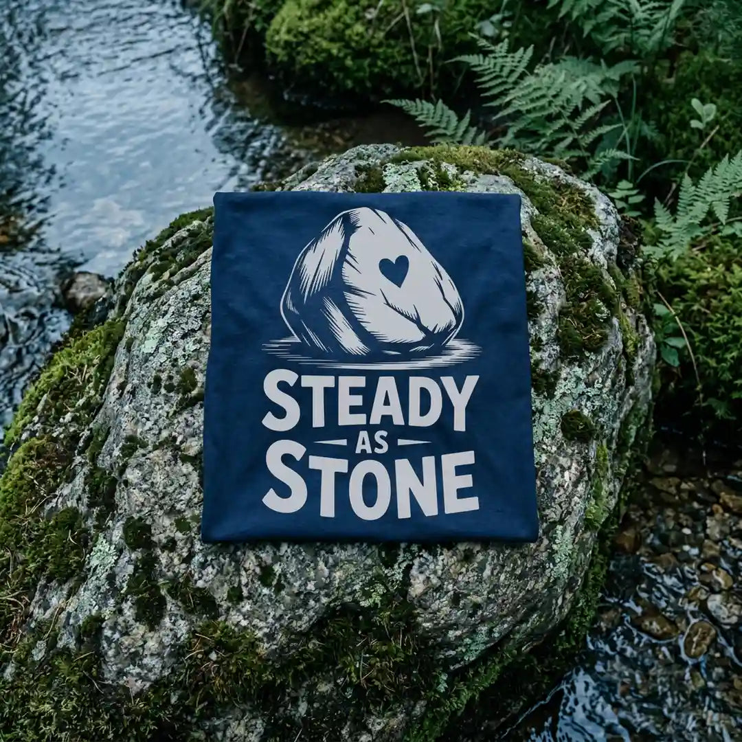 Steady As Stone T-Shirt Outdoor Nature Tee