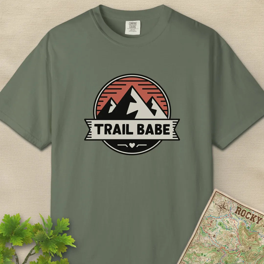 Trail Babe Mountain Badge T-Shirt