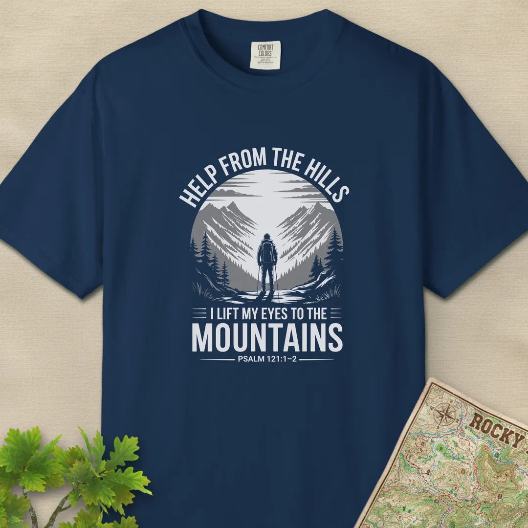 Help From The Hills Mountains T-Shirt