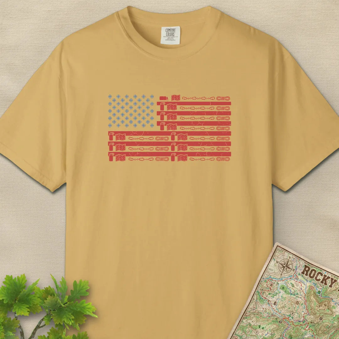 Hiking Gear Flag T-Shirt