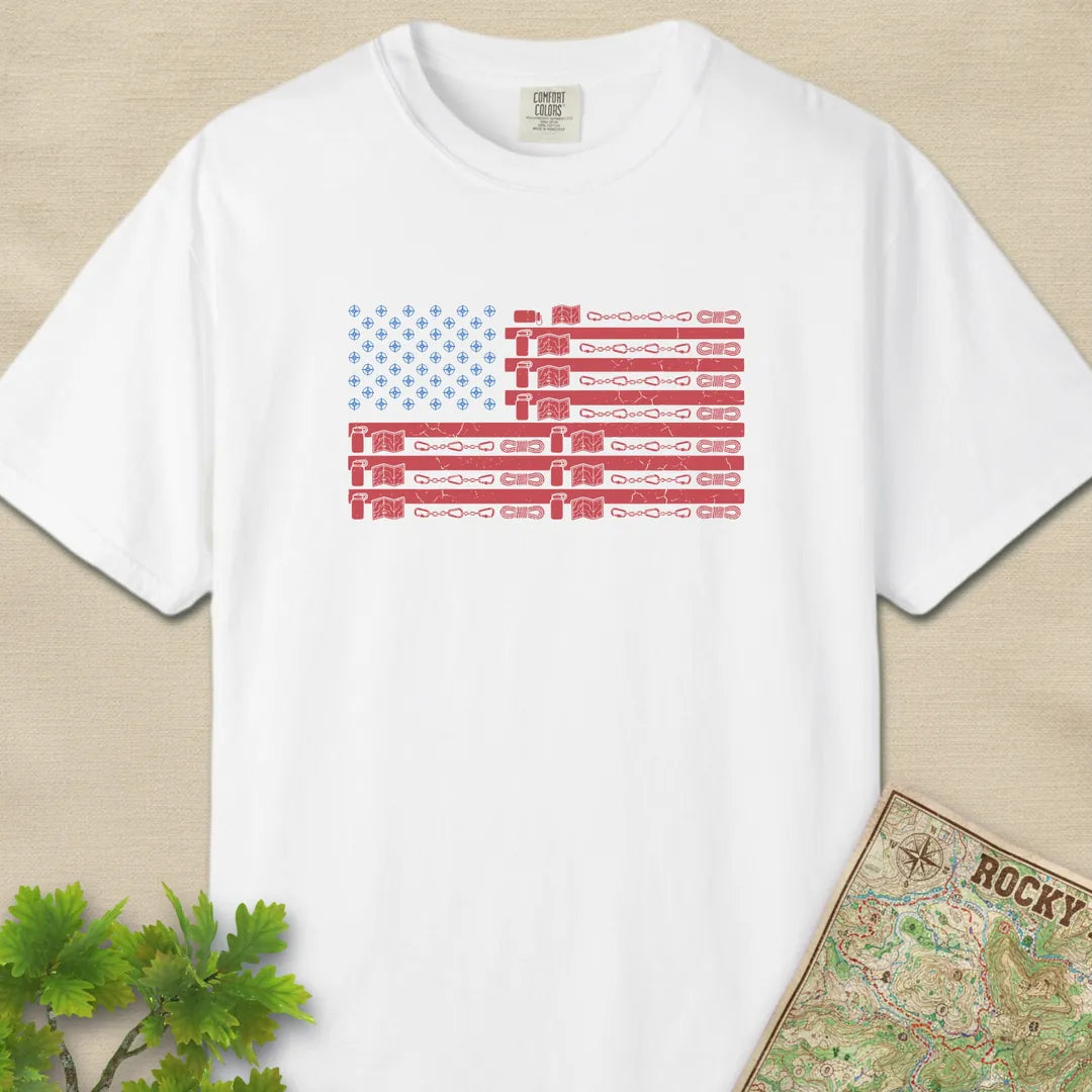 Hiking Gear Flag T-Shirt