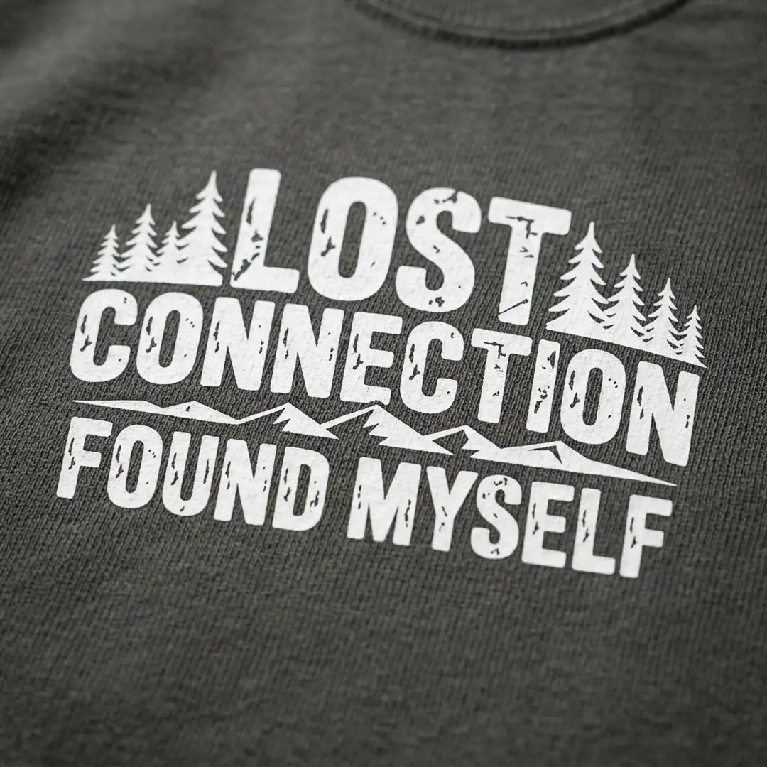 Lost Connection Found Myself T-Shirt Outdoor Nature Tee