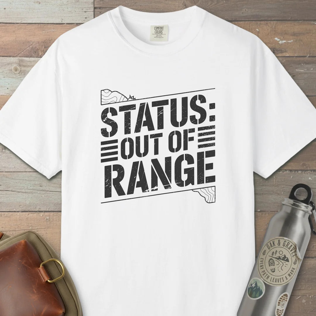 Status Out Of Range T-Shirt White Outdoor Nature Tee