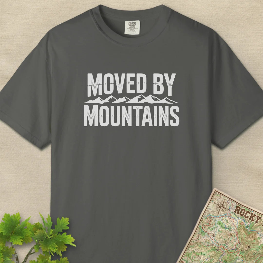 Moved By Mountains T-Shirt Pepper Outdoor Nature Tee