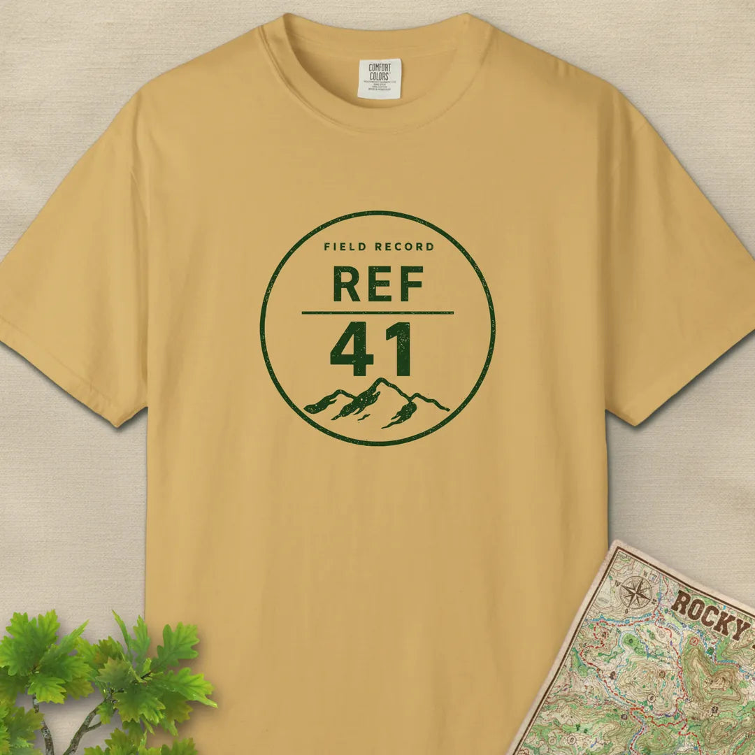 Ref 41 T-Shirt Mustard Outdoor Nature Tee