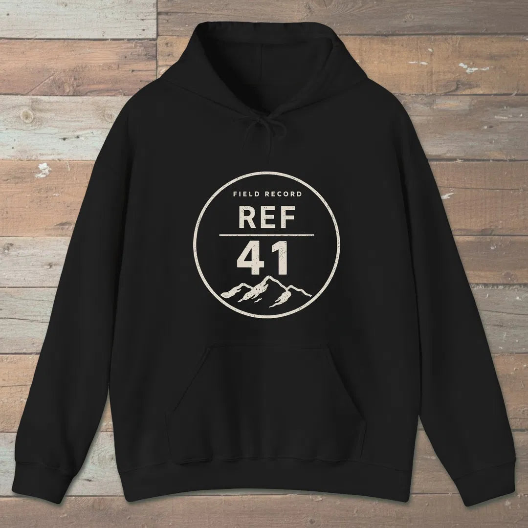 Ref 41 Hoodie Black Outdoor Nature Tee