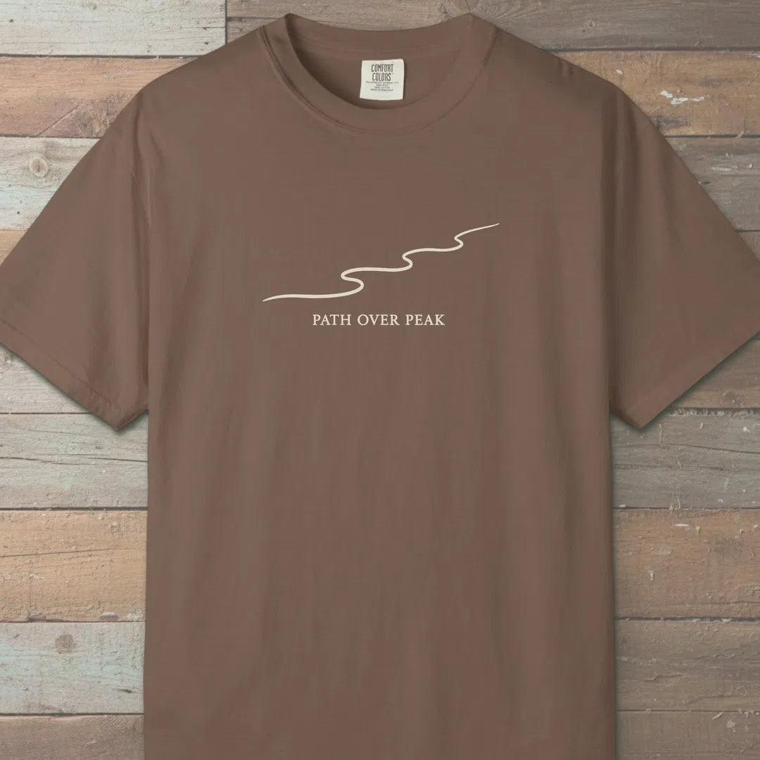 Path Line T-Shirt Espresso Outdoor Nature Tee