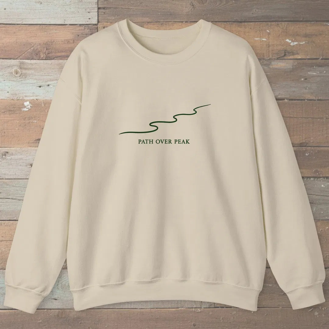 Path Line Sweatshirt Sand Outdoor Nature Tee