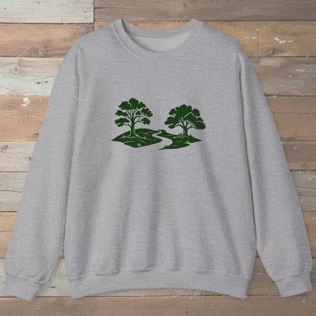 Still Grove Path Sweatshirt Sport Grey Outdoor Nature Tee