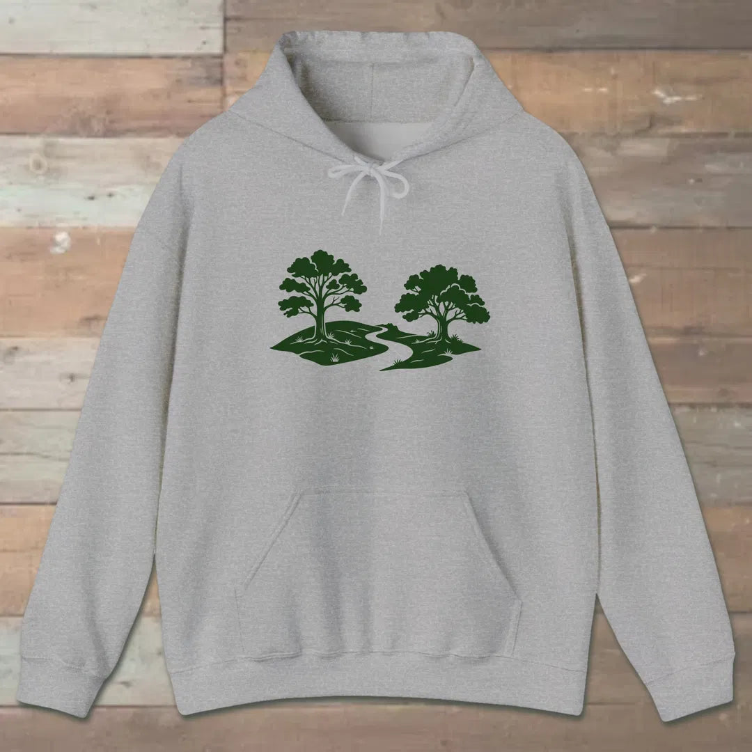 Still Grove Path Hoodie Sport Grey Outdoor Nature Tee