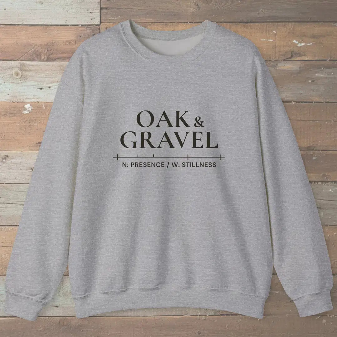 Oak Meridian Sweatshirt Sport Grey Outdoor Nature Tee