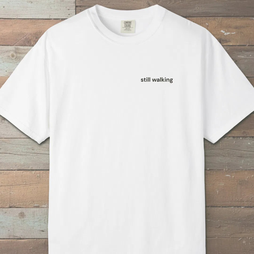 Still Walking T-Shirt White Outdoor Nature Tee