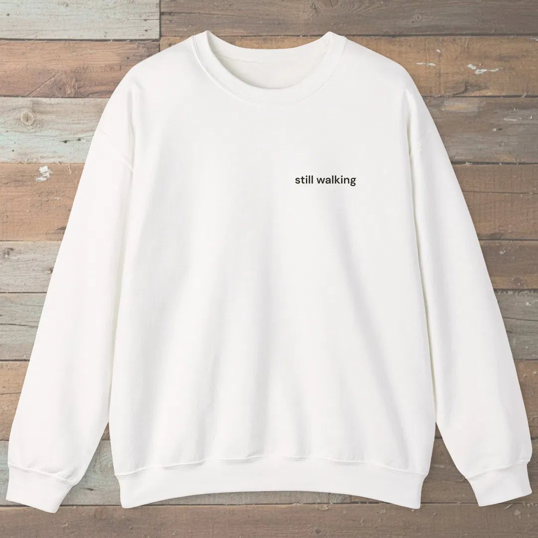 Still Walking Sweatshirt White Outdoor Nature Tee