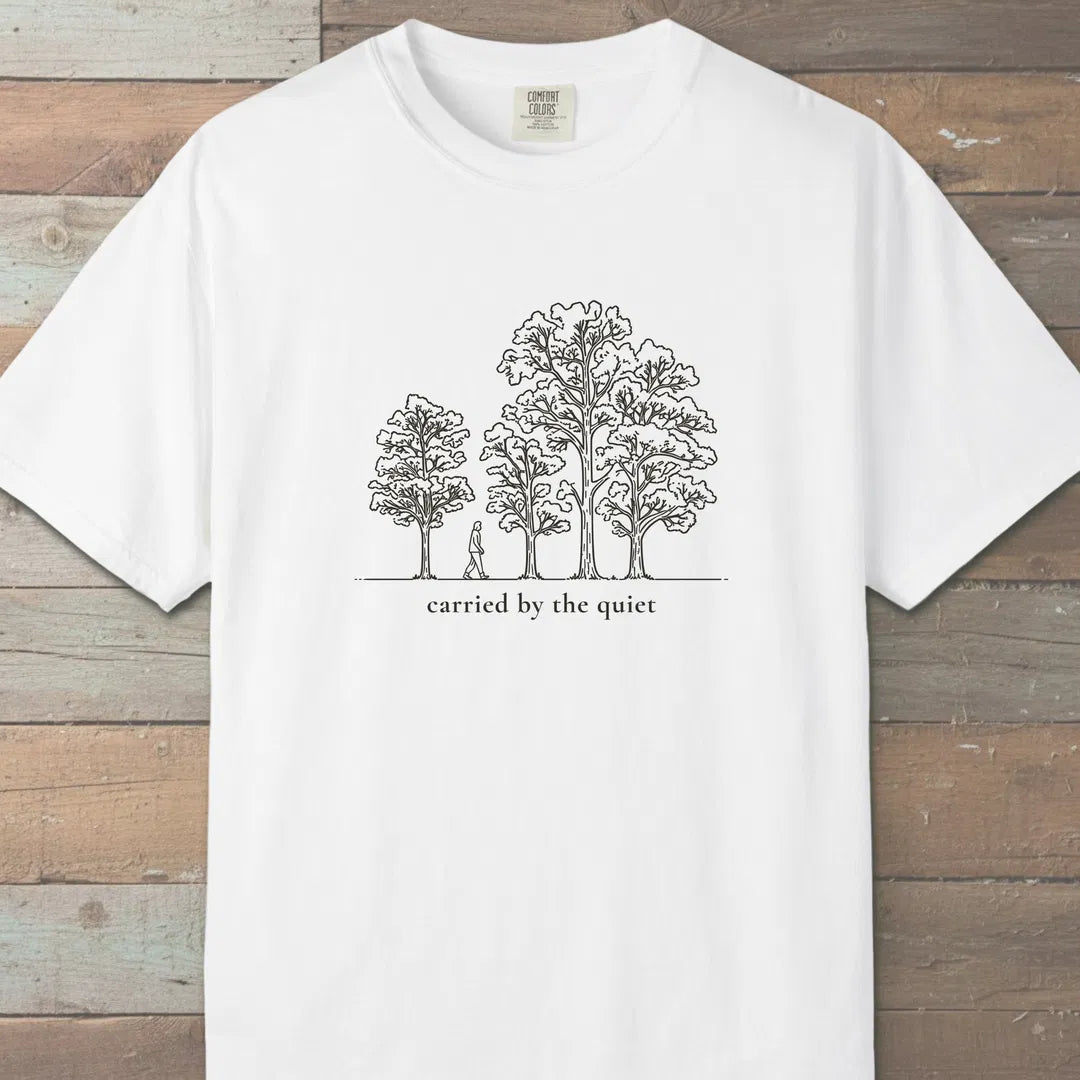 Carried Grove T-Shirt White Outdoor Nature Tee